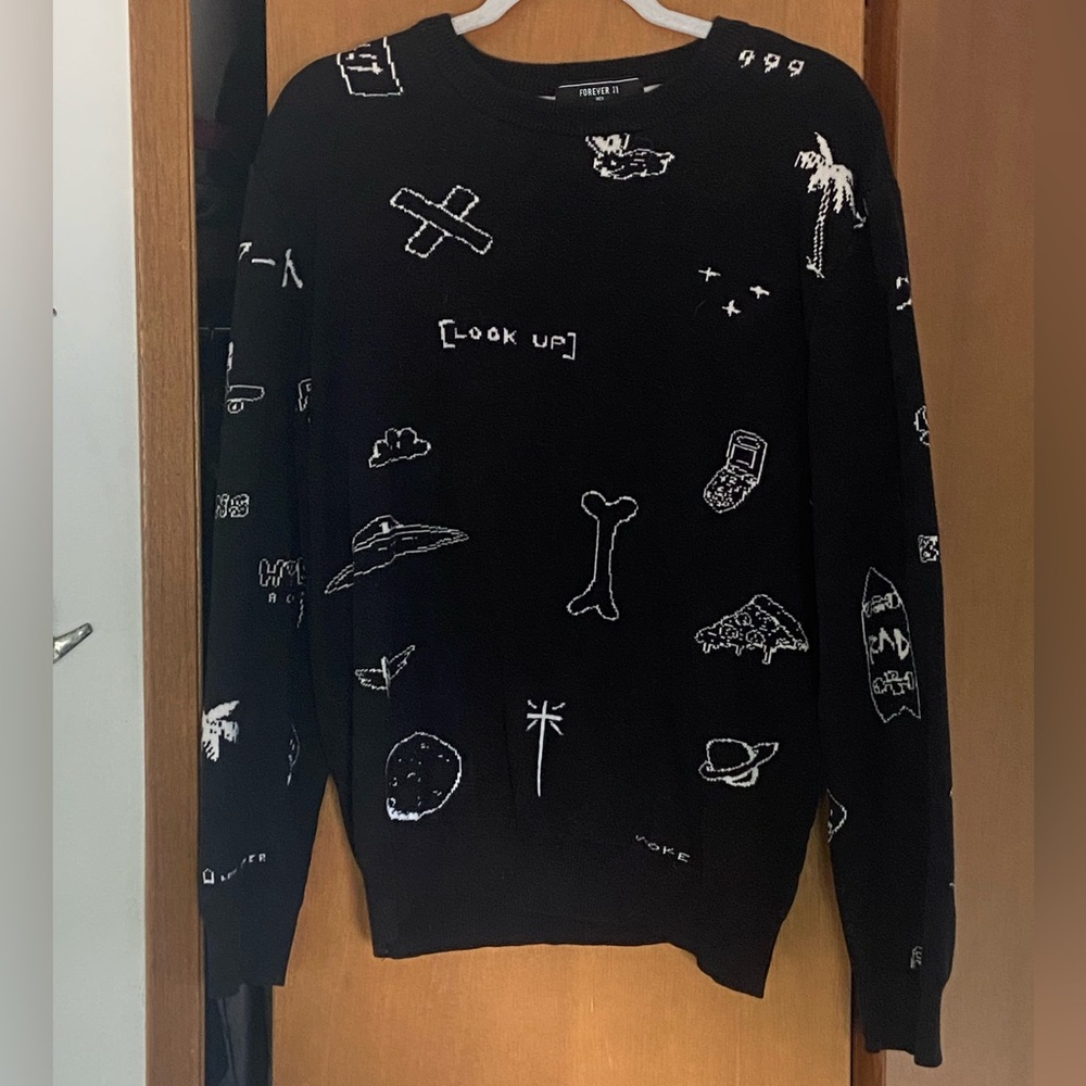 90s Grunge Unisex Graphic Sweater